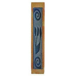 Stone and Glass Mezuzah - Swirls