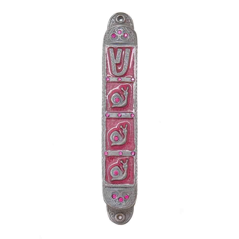 Summer Rain Pewter Mezuzah