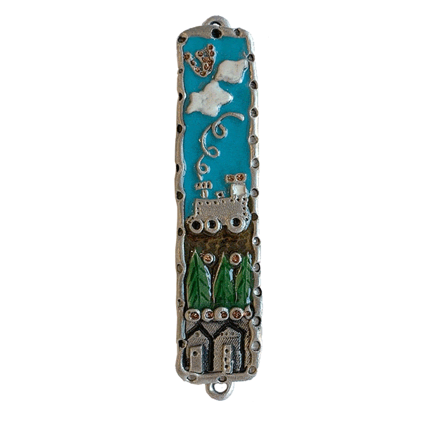 Train Mezuzah