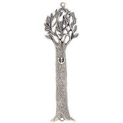 Tree of Life Mezuzah - Pewter