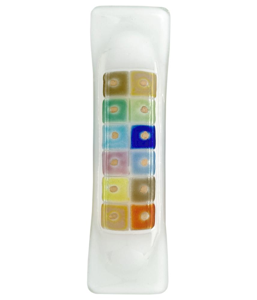 Tribes Glass Mezuzah
