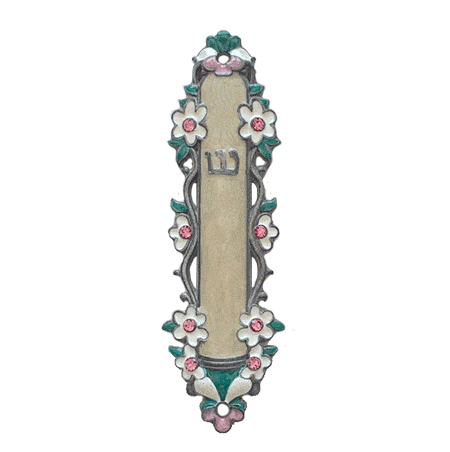 Water Lilies Mezuzah